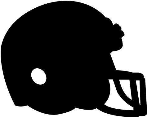 Silhouette Football Helmet Svg - MGP Animation