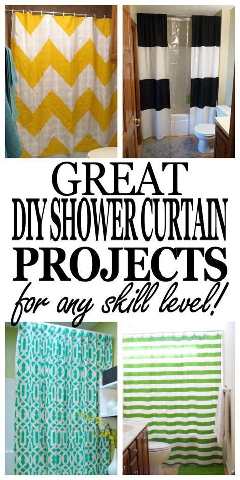 Make The Best Diy Shower Curtain Use These Great Tutorials For Any