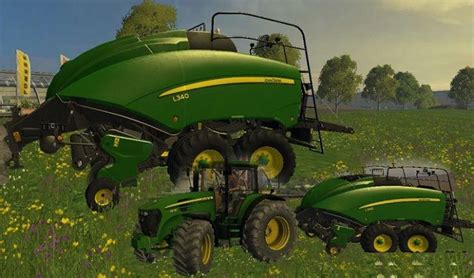 John Deere L340 Square Baler Pack Farming Simulator 19