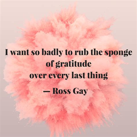 Ross Gay Quote About Gratitude