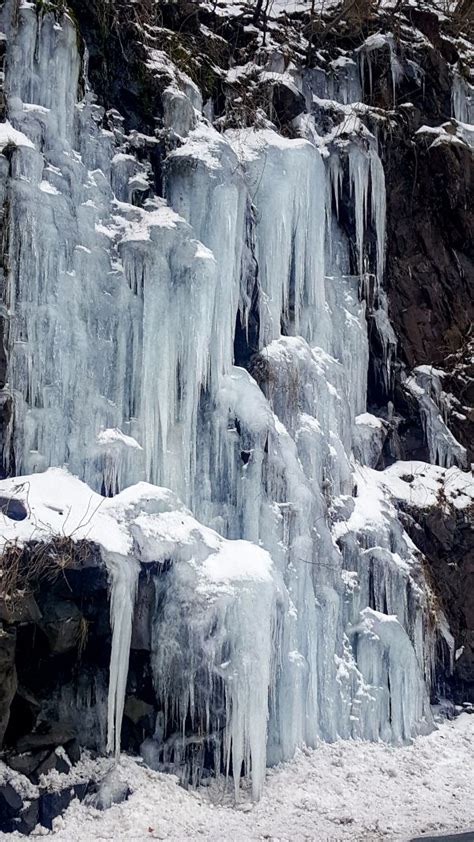 Free Images Nature Freezing Icicle Formation Waterfall Winter