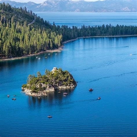 Emerald Bay And Fannette Island In Lake Tahoe