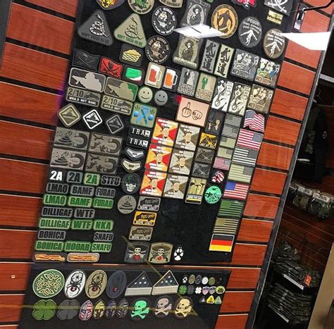 Morale Patch Display Patches Display Morale Patch Display Velcro