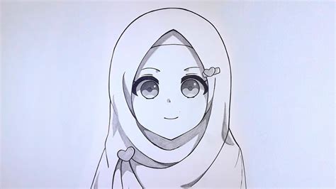 cara gambar anime hijab mudah melukis kartun fmp yazawa lukisan 4k anime riset