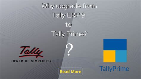 Why Upgrade From Tally Erp 9 To Tally Prime On Cloud Tally On Mobile