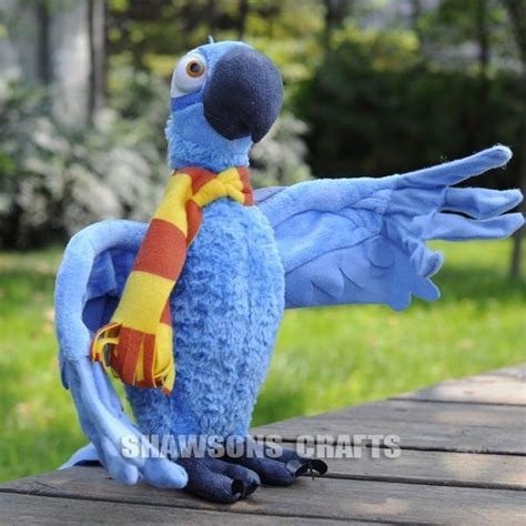 Rio Movie Character Plush Stuffed Toy Birds 10 Blu Doll Macaw Soft