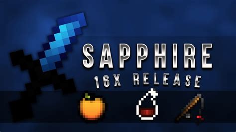 Minecraft Pvp Texture Pack Sapphire 16x 1817 Youtube