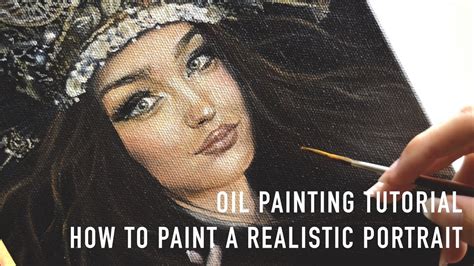 In today's video i'm showing. Oil Painting Portrait Tutorial | How to paint realistic ...