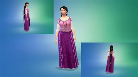 The Sims 4 Me As Rapunzel Mods 2 By Games Anjalea Mmd On Deviantart