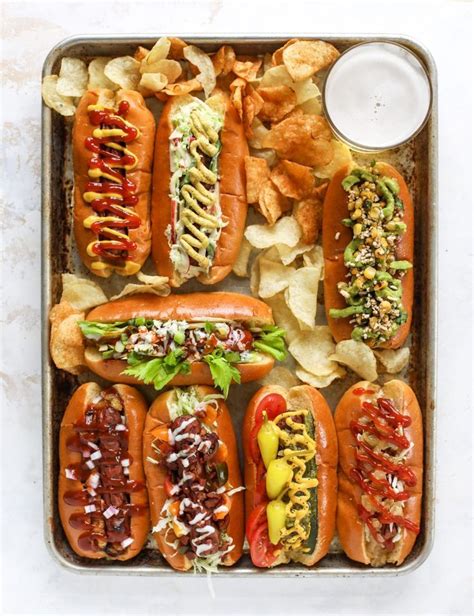 Hot Dog Bar How To Make A Hot Dog Bar 8 Fancy Hot Dogs Recipe