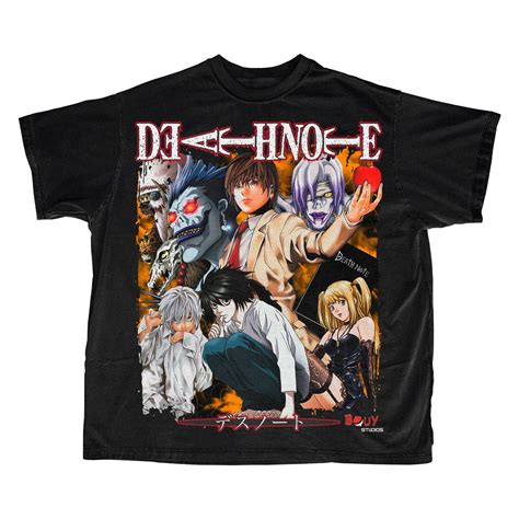 Death Note Vintage Bootleg Style Graphic Anime T Shirt Ebay