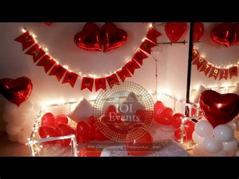 How to make your husband's or wife's birthday special in quarantine. Pin on Birthday surprise room decoration Pune