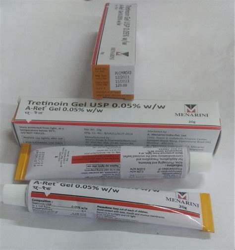 White Tretinoin Gel Usp 005 Ww For Personal Packaging Size 20 G