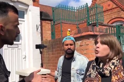 Mp Jess Phillips Clashes With Anti Lgbt Education Protester At Birmingham School London