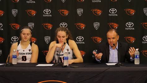 Oregon State Women S Basketball Postgame Presser Vs Stanford Youtube