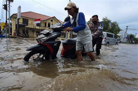 Banjir Rob Terjang Beberapa Wilayah Di Jakarta Utara