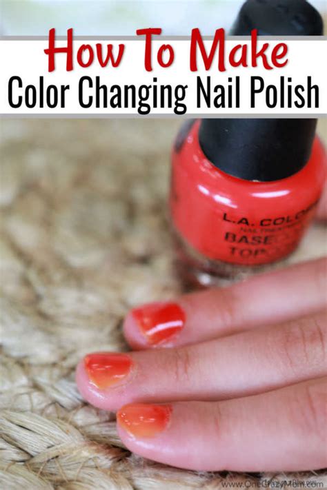 Diy Color Changing Nail Polish How To Make Color Changing Nail Polish