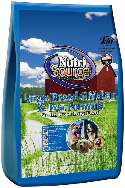 The name behind the brand is tuffy pet food that has its headquarters in the reason why this brand is preferred by a large number of dog lovers is that the brand pays heed to quality and endeavors to make it certain that no. NutriSource Grain-Free Large Breed Chicken & Pea Formula ...