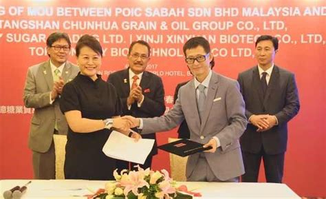 Four Major China Companies Sign Deals With Poic Sabah In Beijing
