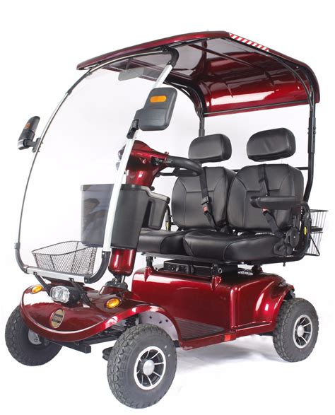 Motorized two wheel scooters electric for kids price. Mobility Scooter 2 Seat Couple Handicap Vehicle - Buy 4 ...