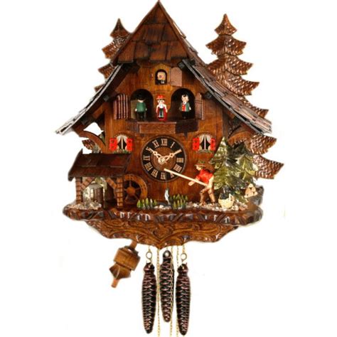 Musical Fishing Cuckoo Clock Temple And Webster