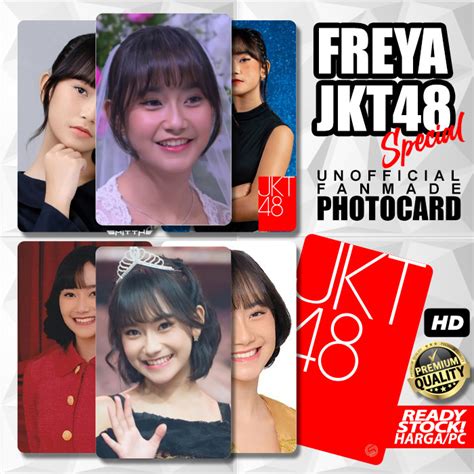Photocard FREYA JKT48 Unofficial Photo Card Card Shopee Malaysia