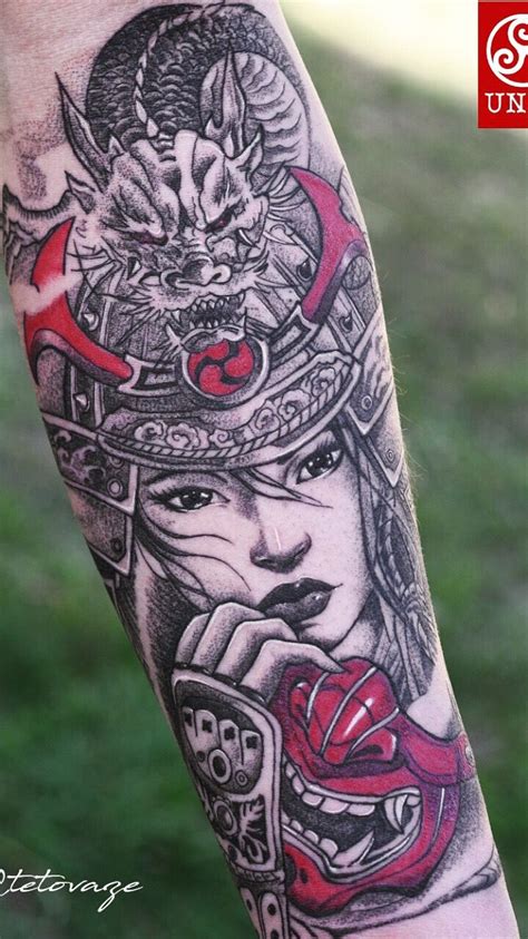 Samurai Girl Tattoo For Men Tetovaze Japanese Tattoo Samurai Girl