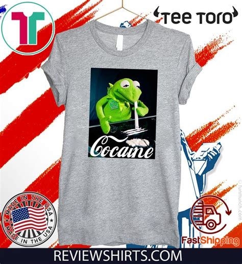 Kermit The Frog Doing Coke Tee Shirt Reviewstees
