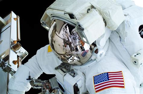 Nasa Astronauts In Space Original From Nasa Digitally Enhanced By R