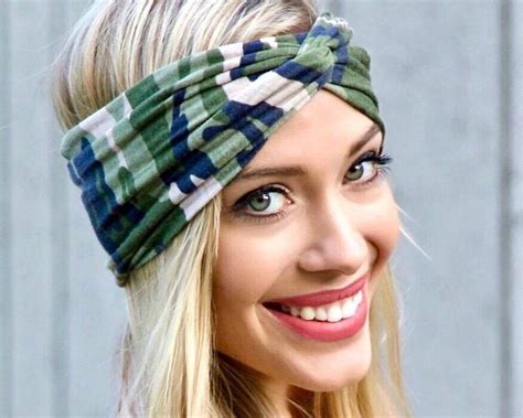 Camo Headband Women Camo Headwrap Army Style By Katarinahats