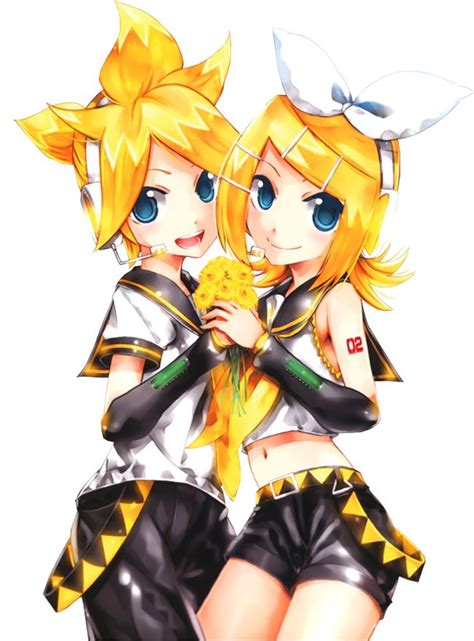 Kagamine Twins Render By Megurineluis Hatsune Miku Vocaloid