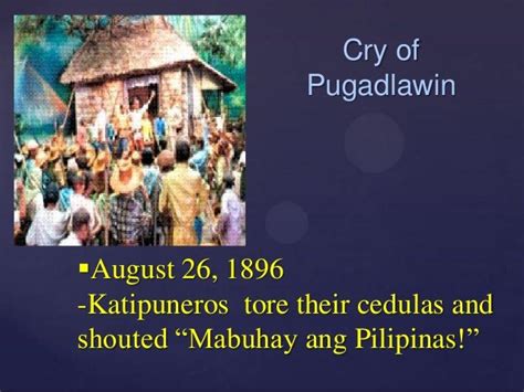 This Day In History August 23 The Cry Of Pugad Lawin Took Place