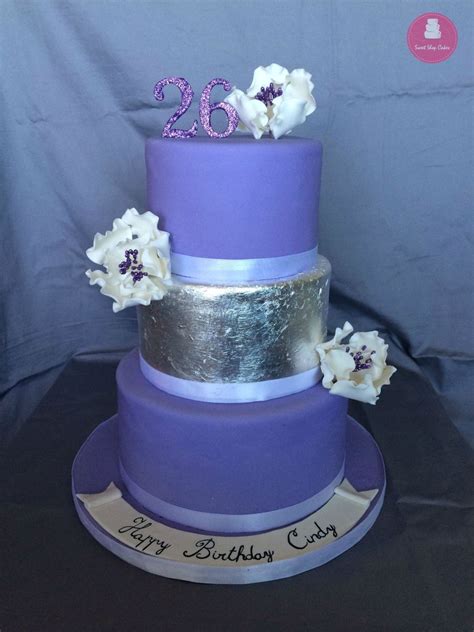 Elegant 26th Birthday Cake