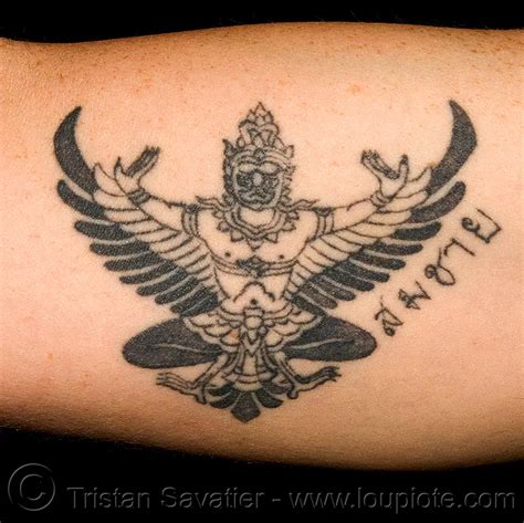 Garuda Tattoo Thai Man Bird God
