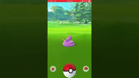 Pokémon Go Catching Ekans Youtube