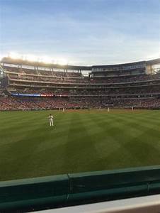 Nationals Park Section 100 Row A Seat 23 Washington Nationals Vs