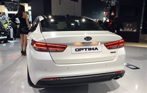 2016 Kia Optima In White Color Live Photos From Frankfurt Kia News Blog