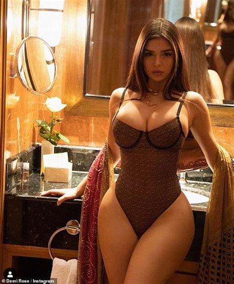 Demi Rose Puts On An Eye Popping Display In A Tiny Swimsuit In Mexico