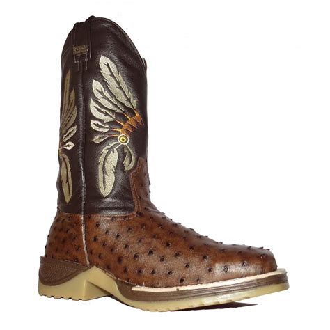 Adquiera las mejores botas de avestruz en nuestro stock las botas de pata de avestruz reúnen una gran cantidad de beneficios que resultan apropiadas para un uso continuo. Bota de Avestruz Cheio Marrom - Reizinho Botas