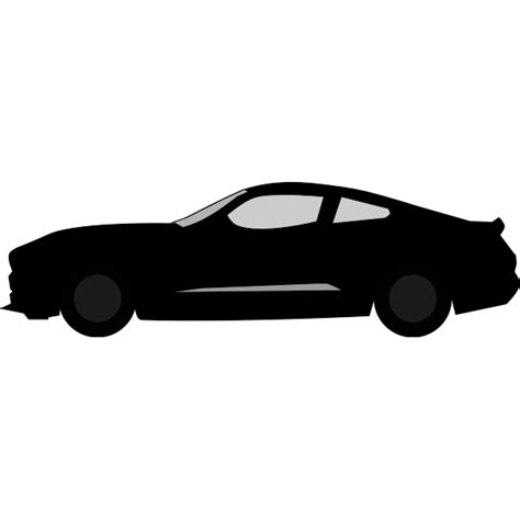 Sports Car Silhouette Free Svg