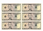 5 American Dollars Banknote Template | Free Printable Papercraft Templates