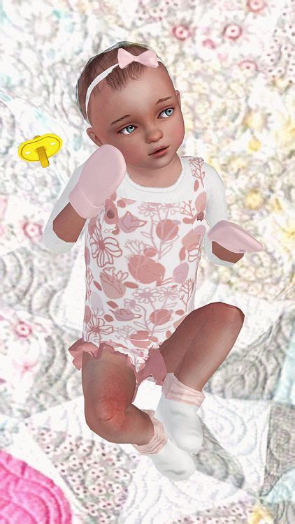 Asimslifee ~ Tumblr ~ Newborn Simowe Znaleziska Sims Bebê Sims 4
