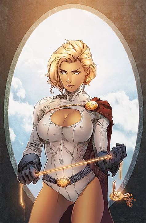 Stunning Dc Comic Art Powergirl