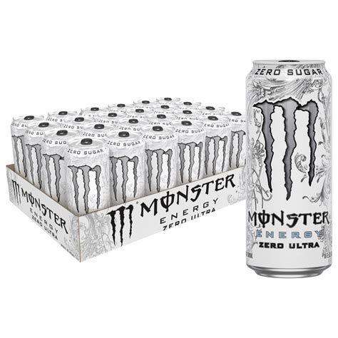 24 Cans Monster Zero Ultra Energy Sugar Free Energy Drink 16 Fl Oz