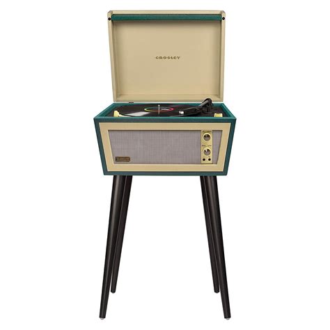 This Retro Crosley Sterling Turntable Comes With A Floor Stand