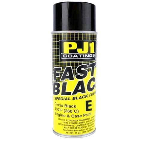 Pj1 Motorcycle Motorbike Engine Case Paint 400ml Spray Gloss Black