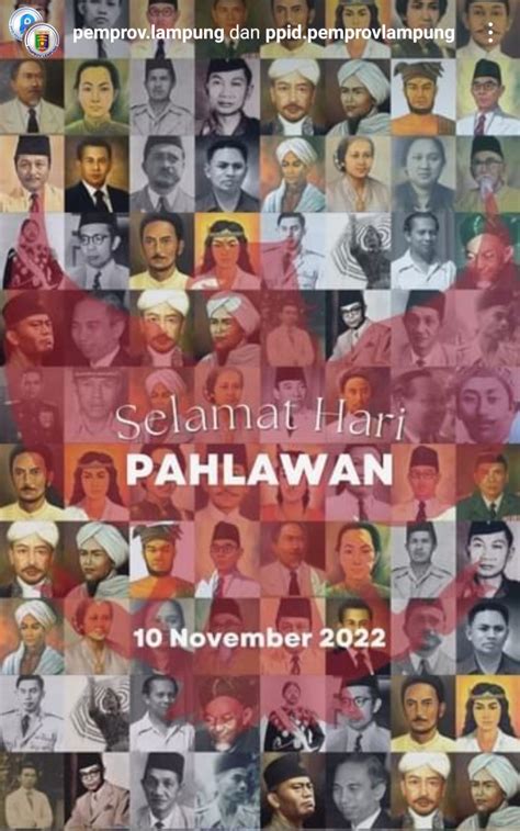 Selamat Memperingati Hari Pahlawan 10 November 2022 Ppid Provinsi Lampung