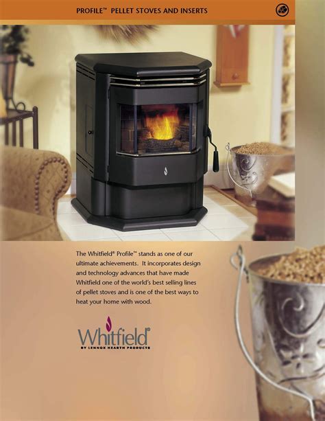 Whitfield Profile 20 And 30 Pellet Stove Brochure