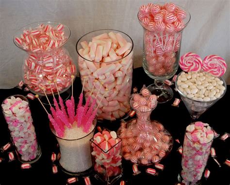 Pink Candy Buffet Pink Candy Buffet Candy Bar Sprinkle Party Baby