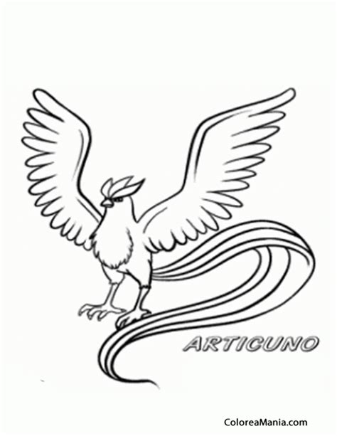 Articuno Coloring Page At Free Printable Colorings